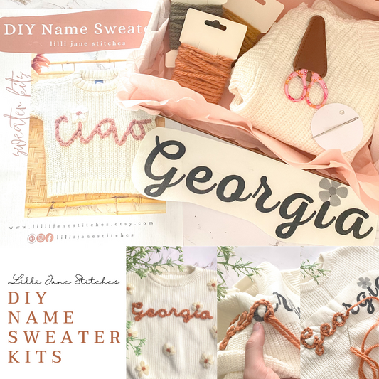 DIY Name Sweater Kit