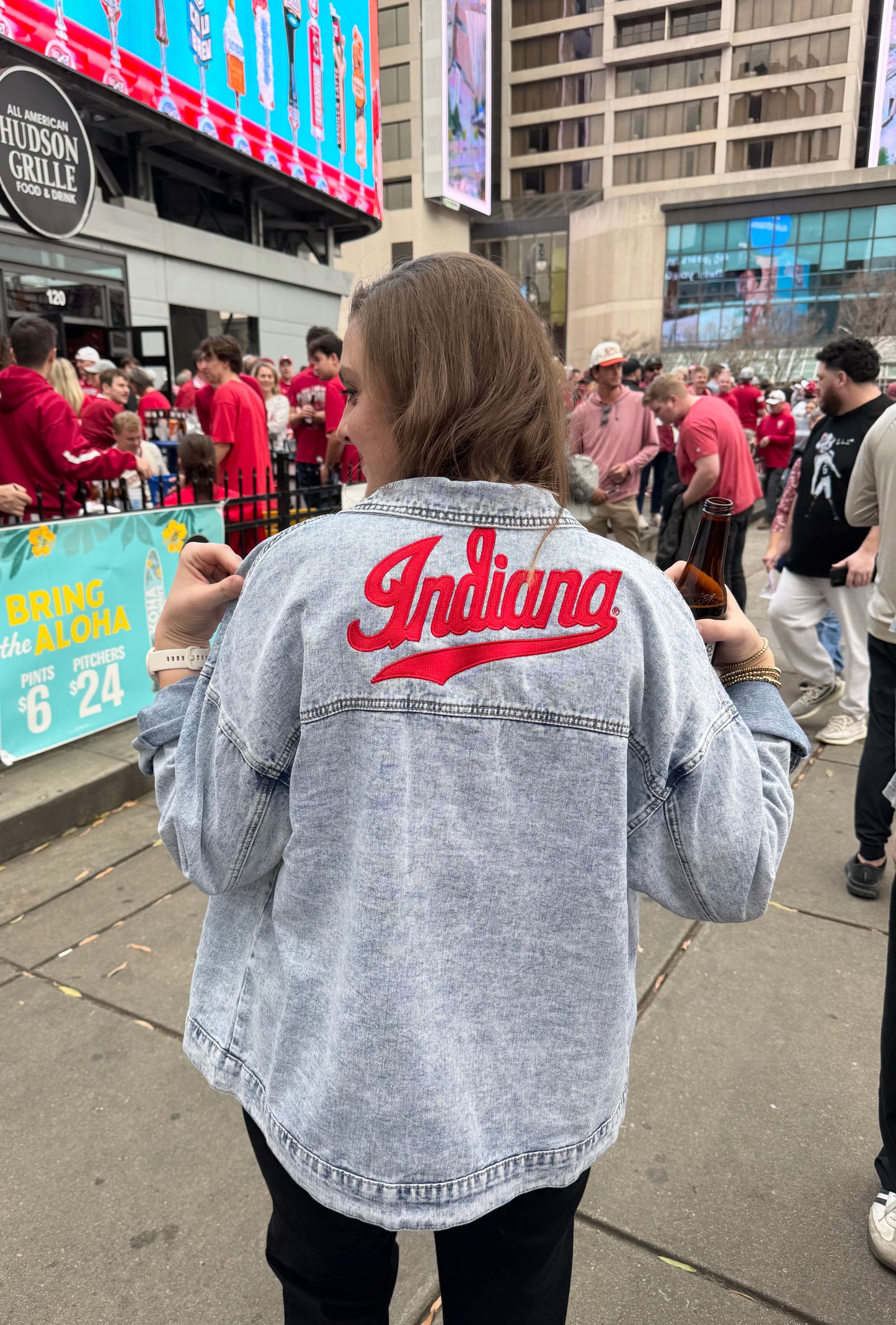 Officially Licensed Embroidered Indiana Jean Jacket