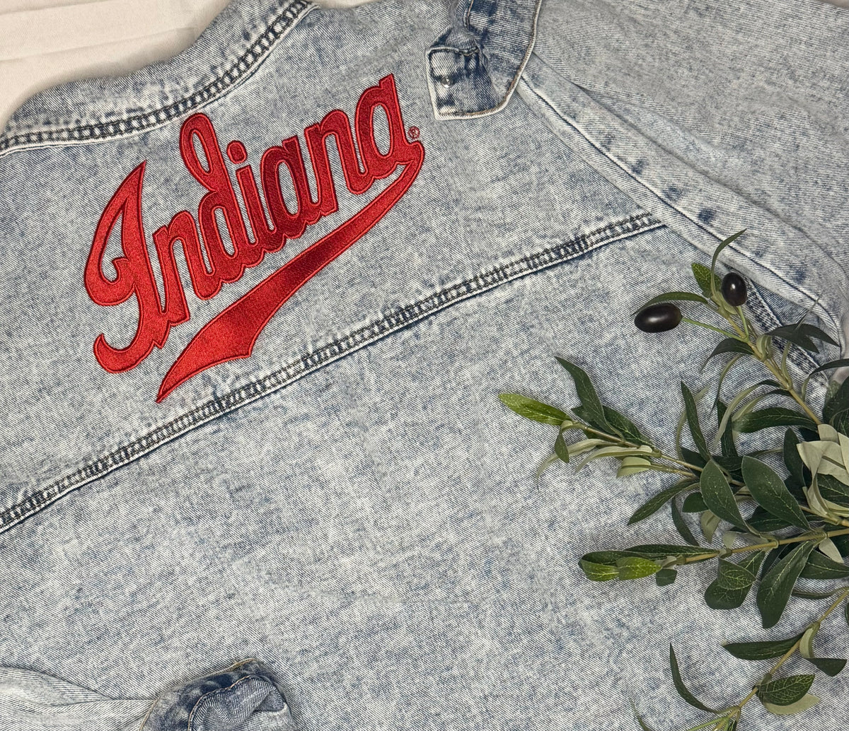 Officially Licensed Embroidered Indiana Jean Jacket