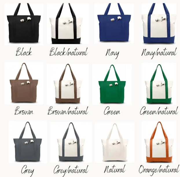Personalized Canvas Tote Bag