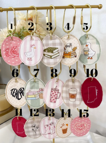 Bag Tag Keychains